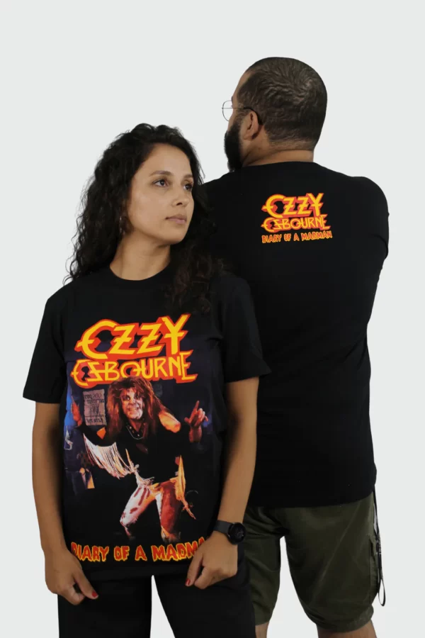 Camiseta Manga Curta Ozzy Osbourne Diary Of A Madman