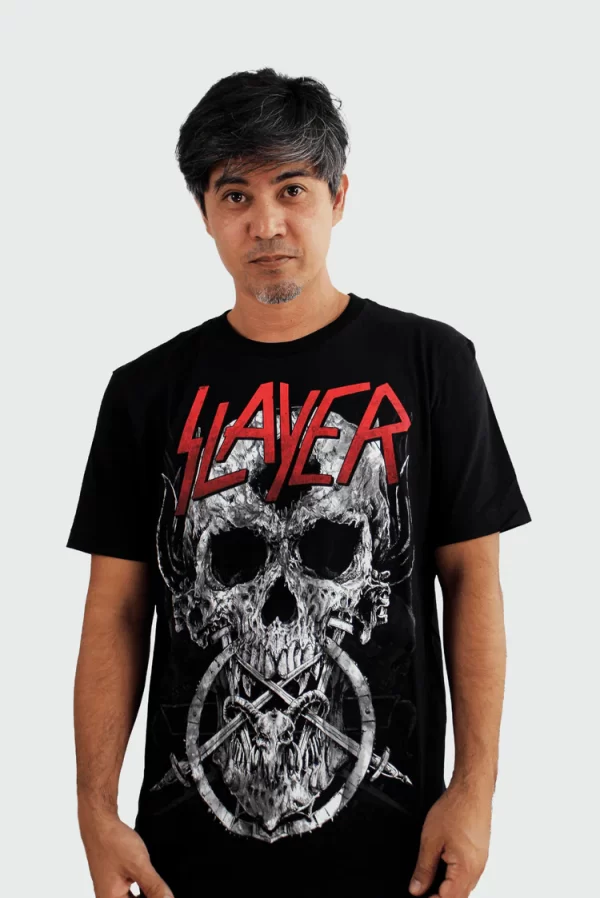 Camiseta Manga Curta Slayer Skullgram